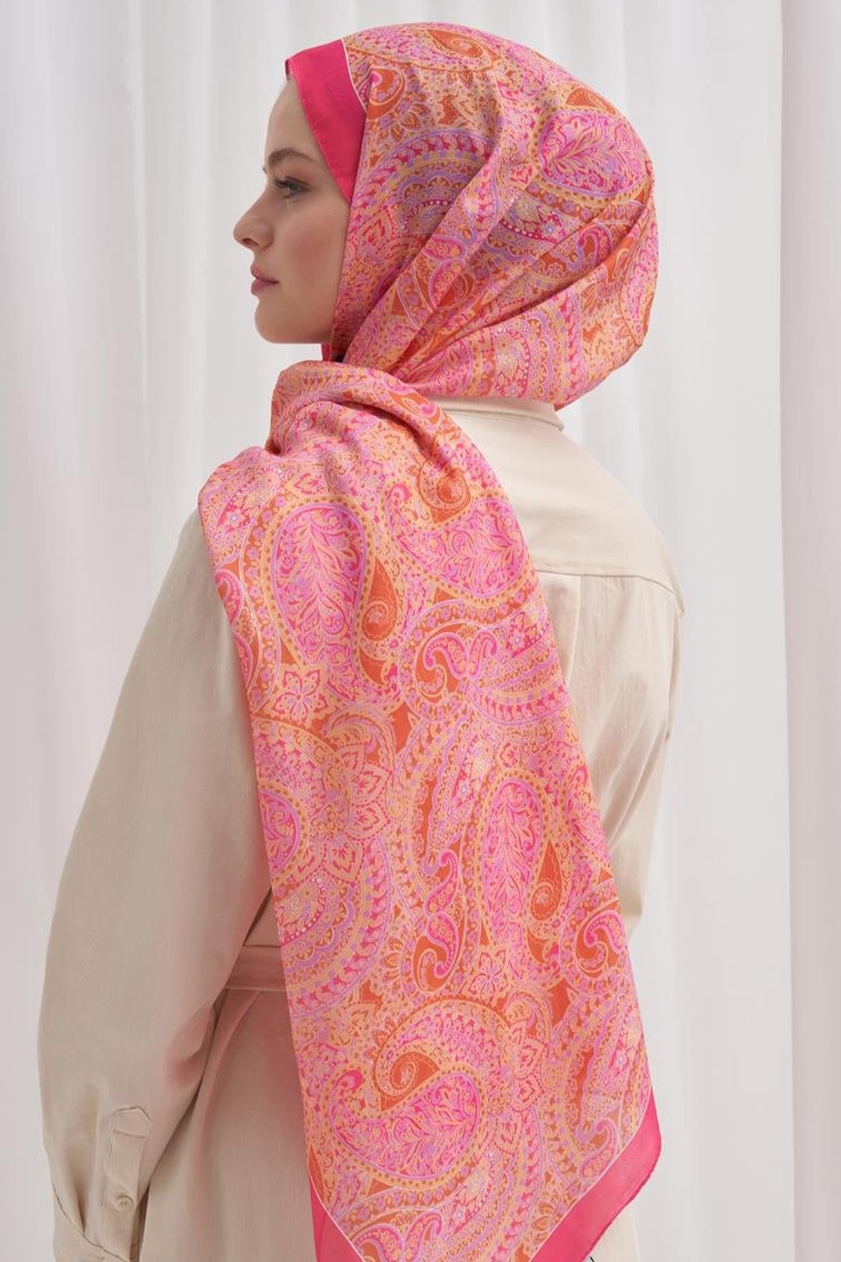 Nilla Cotton Scarf Mystic Pink