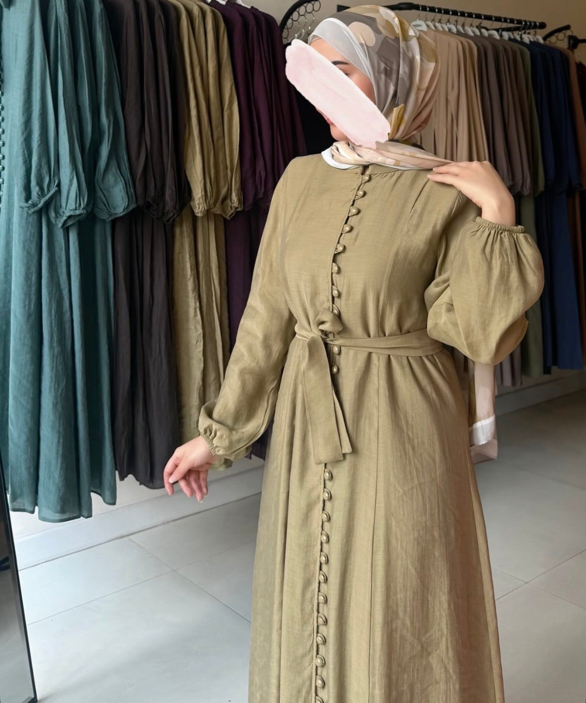 Long Dress Olive
