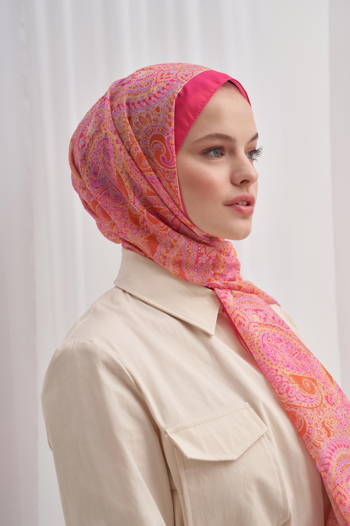 Nilla Cotton Scarf Mystic Pink
