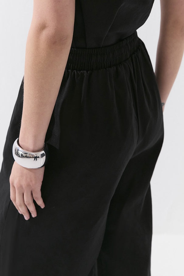 Linen Pants Black