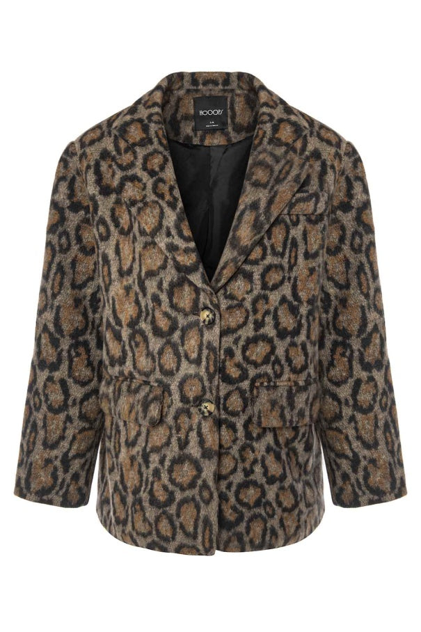 Leopard Patterned Blazer