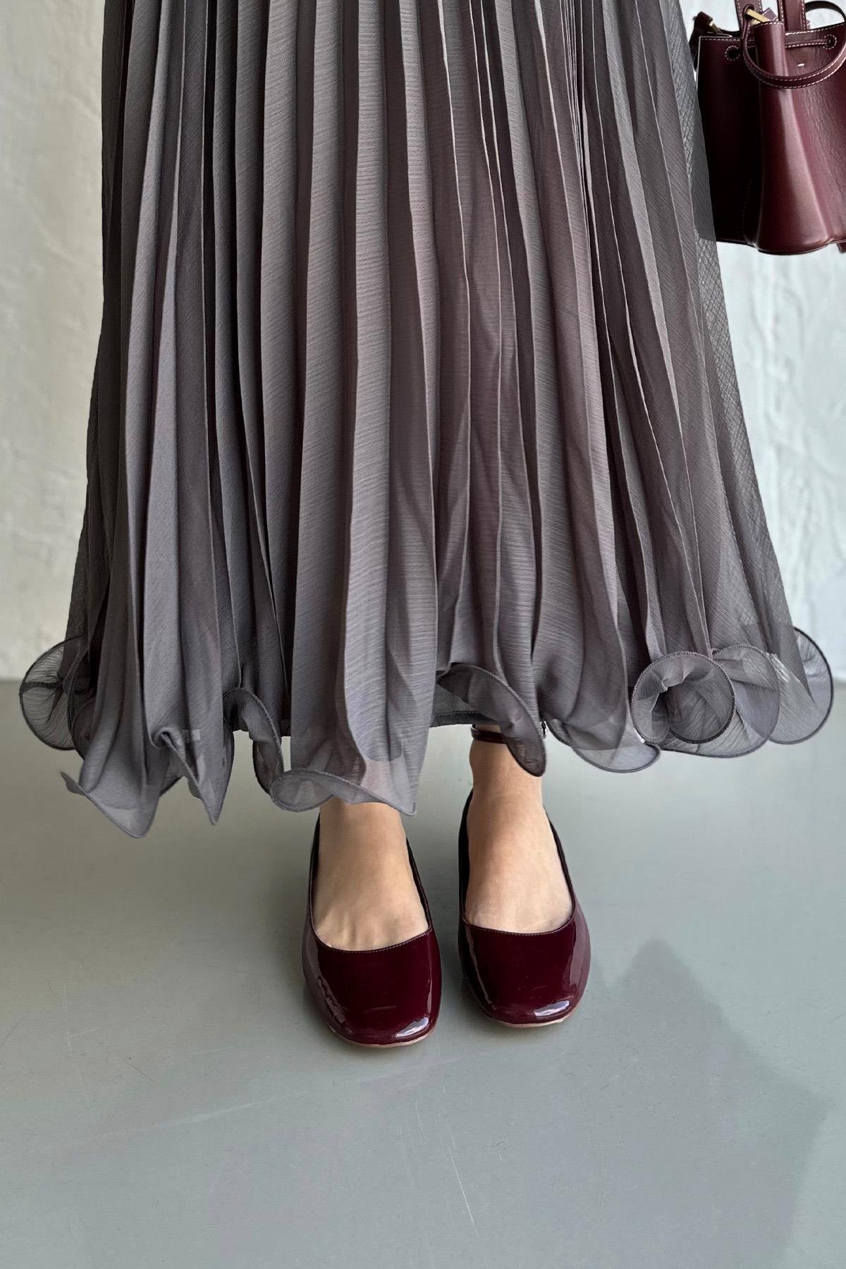Rue Chiffon Skirt Gray