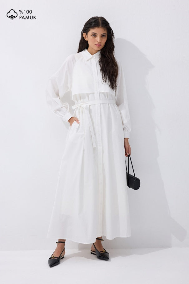Cotton Poplin Dress