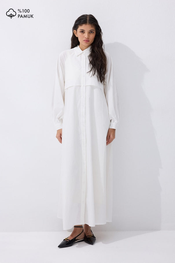 Cotton Poplin Dress