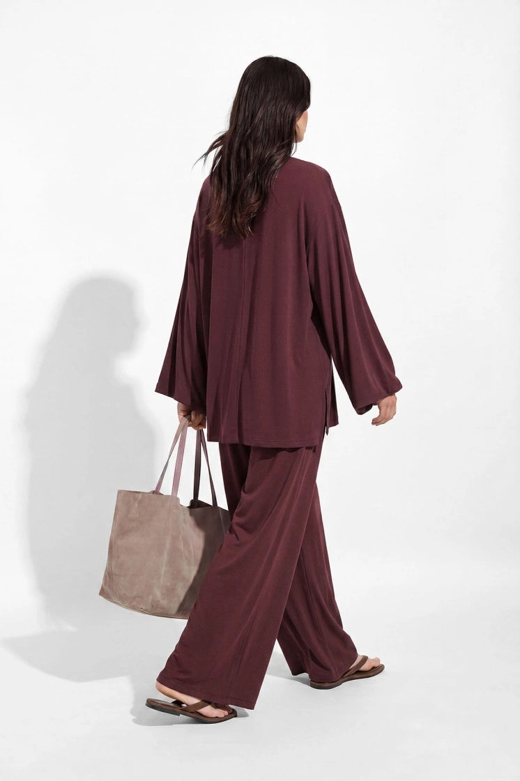 Oysho Twin-set Burgundy