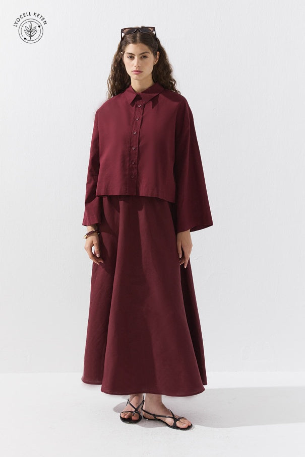 Two-piece Set Burgundy