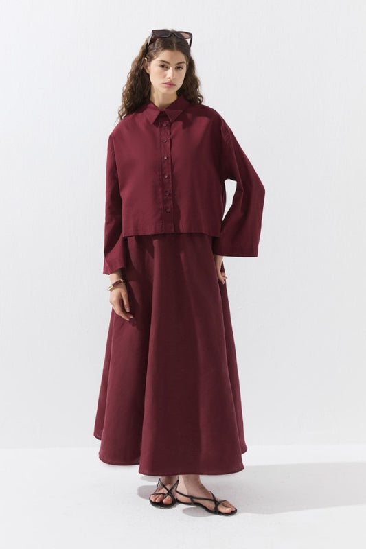 Two-piece Set Burgundy