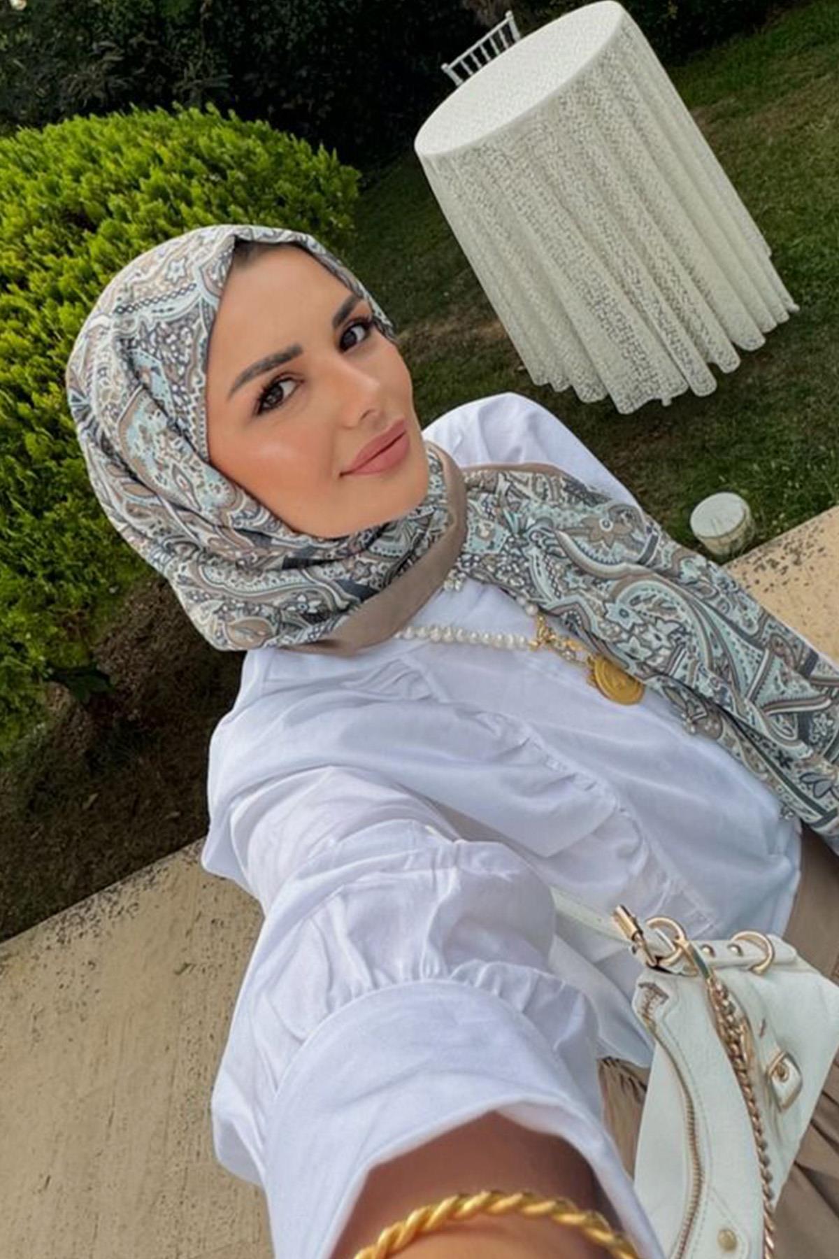 Nilla Cotton Scarf Ephesus Cream