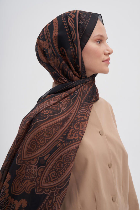 Vintage Copper Nilla Cotton Scarf