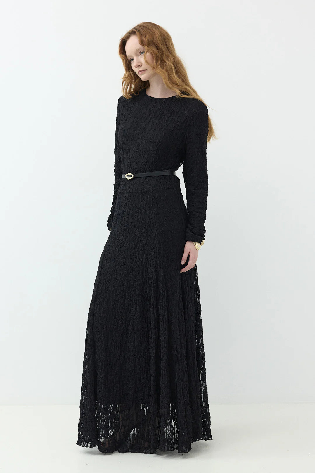 Lace dress black