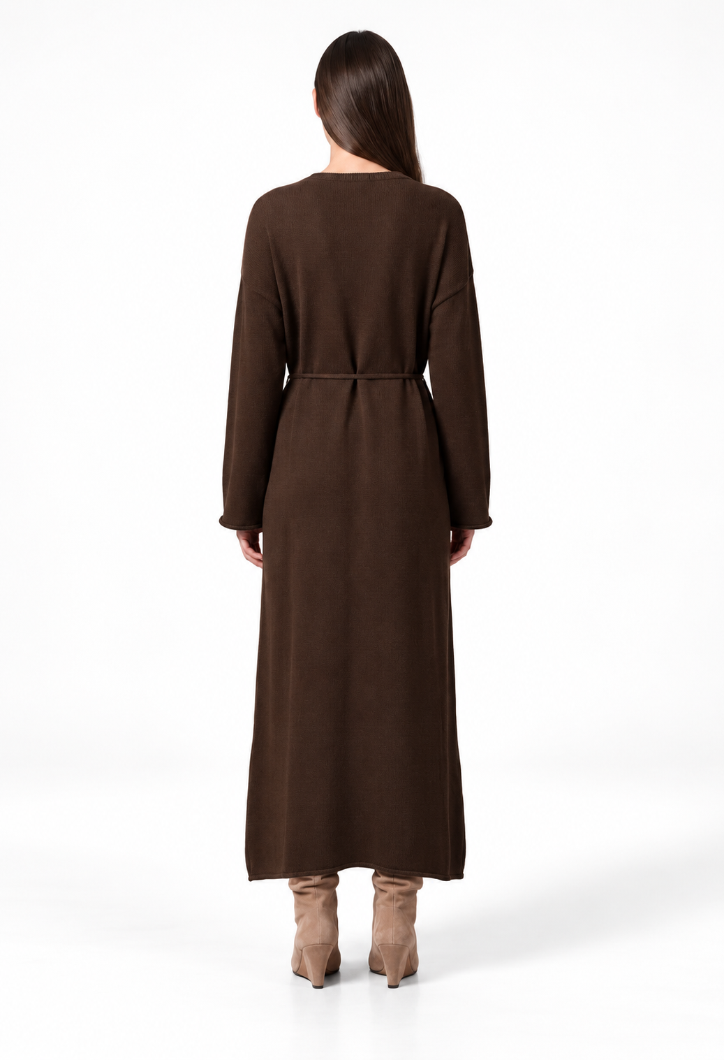 Brown Tricot Dress