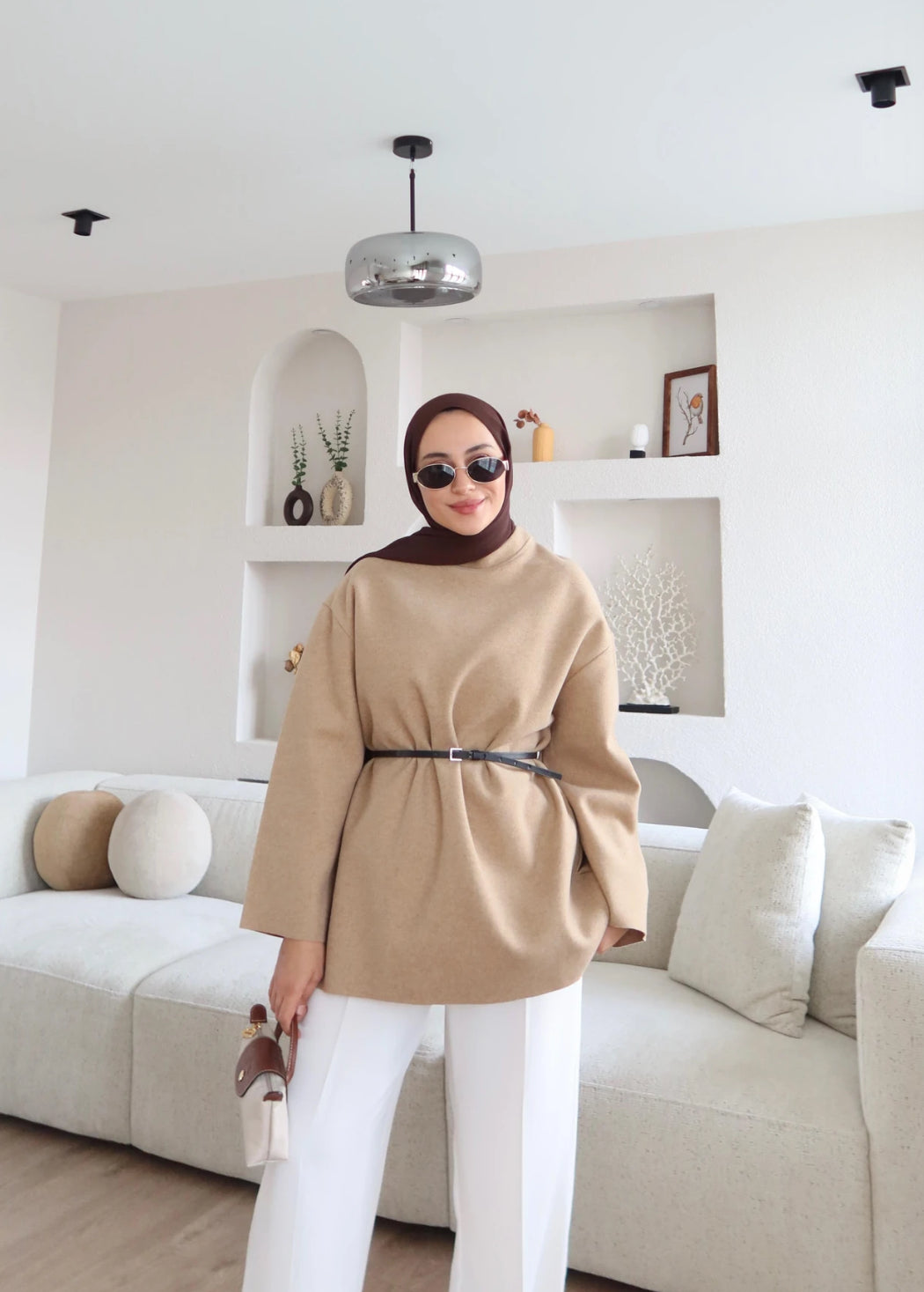 Cachet sweater camel