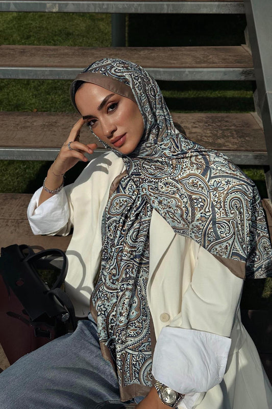Nilla Cotton Scarf Ephesus Cream