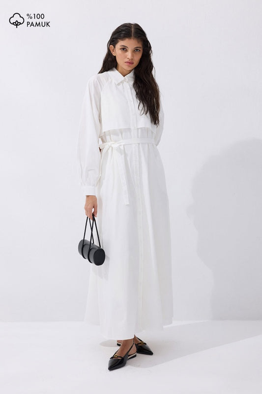 Cotton Poplin Dress